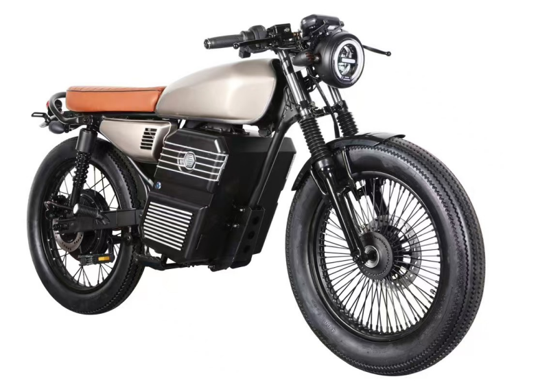 Electric Retro Racer – The Future of Classic Two-Wheeled Mobility