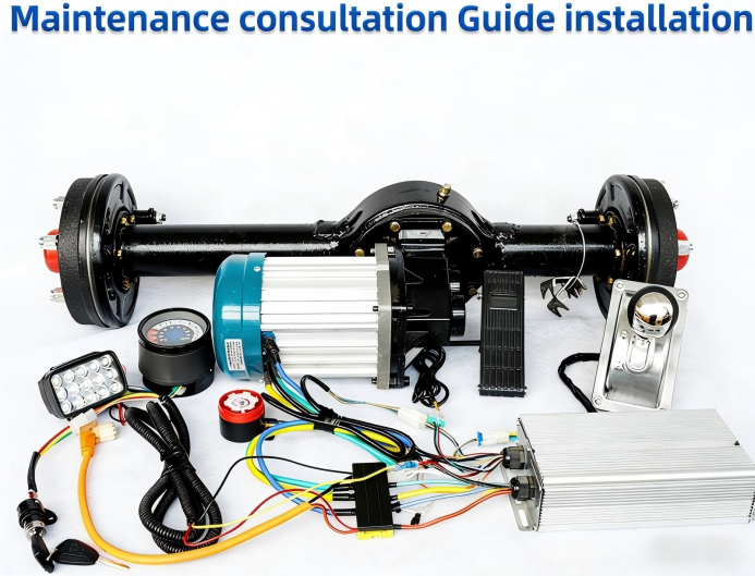 A Complete Set of Accessories for Electric Vehicles Made in China