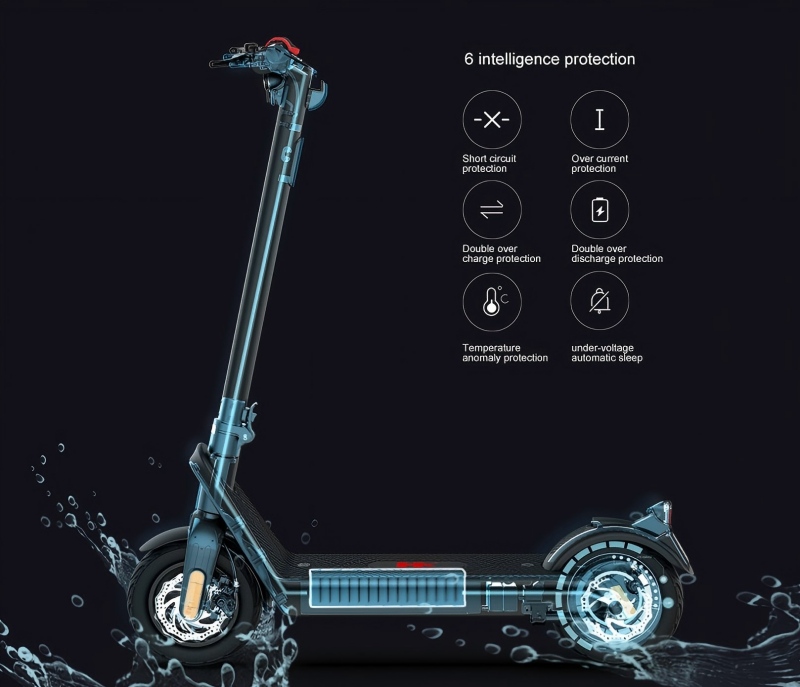 Europa Warehouse Best Two Wheel off Road Kick Foldable Self Balancing X9 Adult Electric Scooter