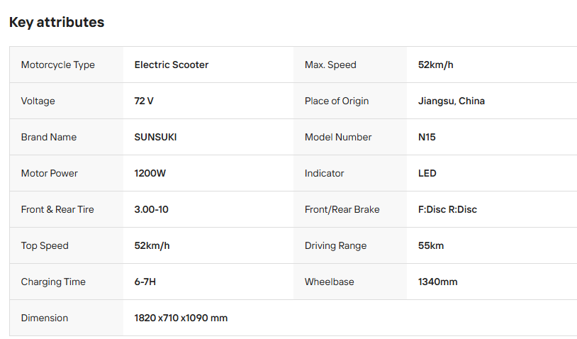 Factory Direct ODM OEM Electric Scooter Long-distance with Cargo Box Electric Motorcycle 