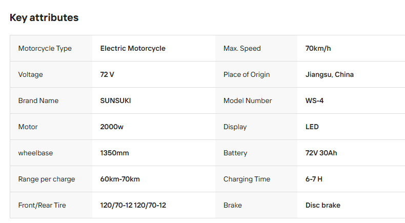 2026 New High-performance Adult High-speed Electric Motorcycle 2000W72v Electric Motorcycle